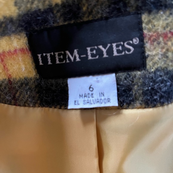 ITEM EYES 90s plaid jacket - Picture 3 of 5